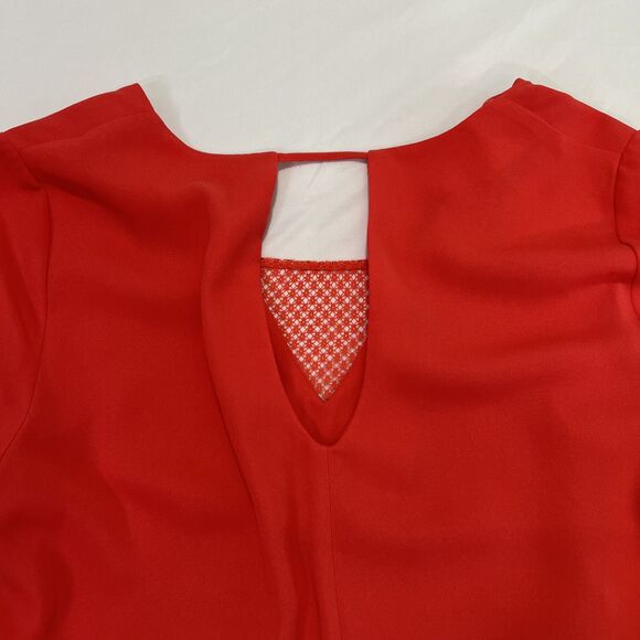 Camaieu Women’s Dress Drop Waist Ruffle Hem Size S/M Buttons - Picture 7 of 7